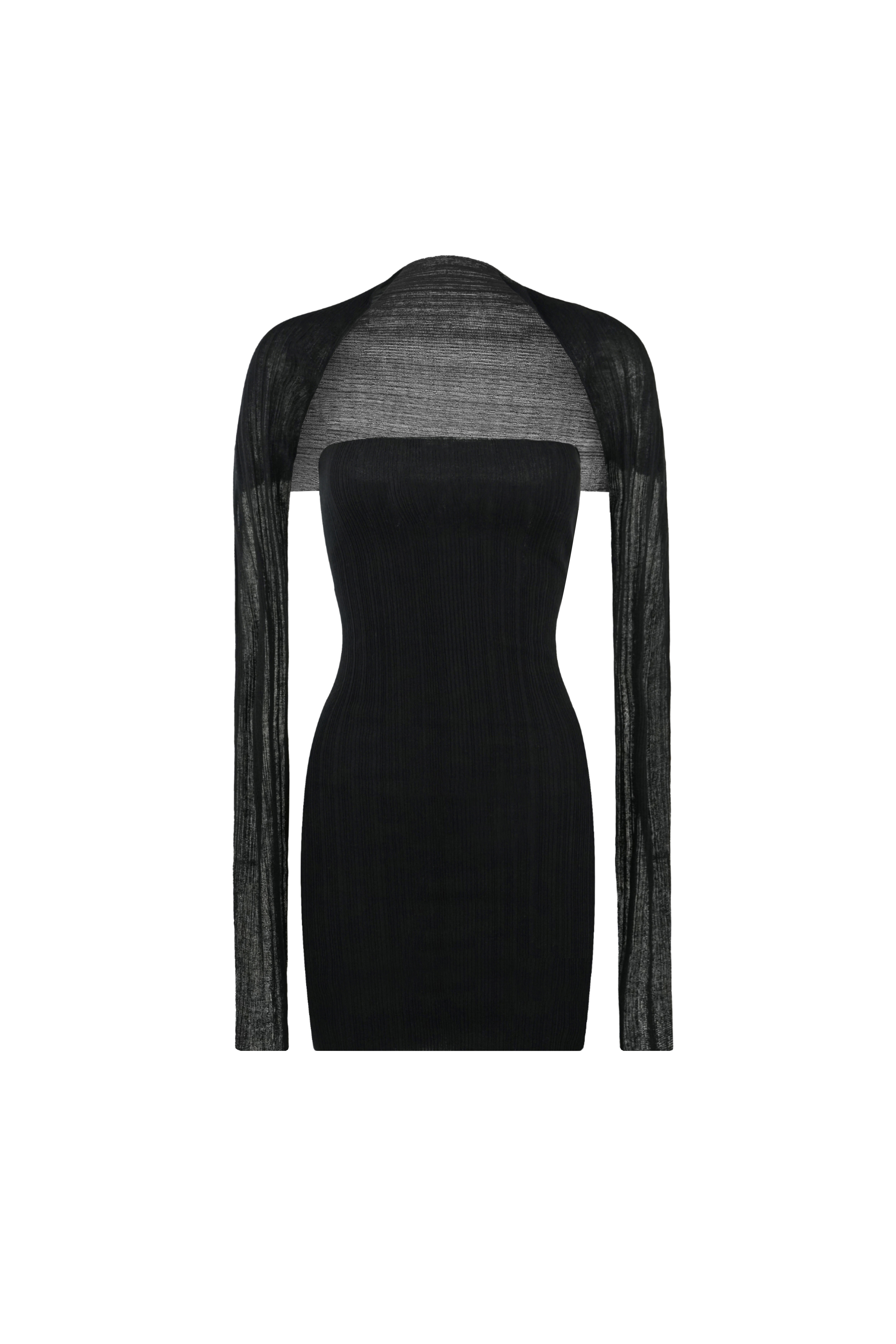 Tencel Multi-Wear Strapless Shawl Knitted Dress - Versatile Fashion for 90s Y2K Style