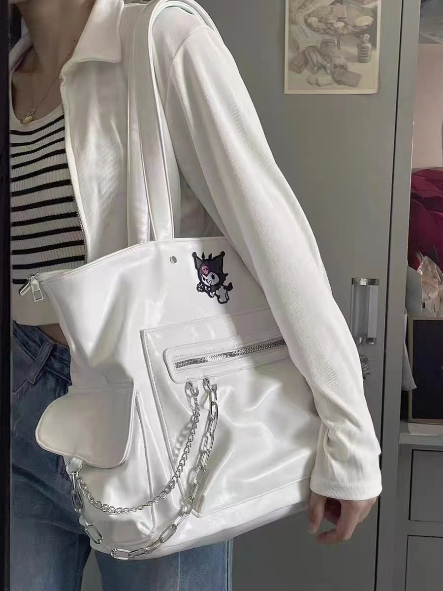 Textured Large-Capacity Shoulder Tote Bag for Women - Stylish 2025 Model Ideal for College Students and Daily Use Textured Large-Capacity Shoulder Tote Bag for Women - Stylish 2025 Model Ideal for College Students and Daily Use