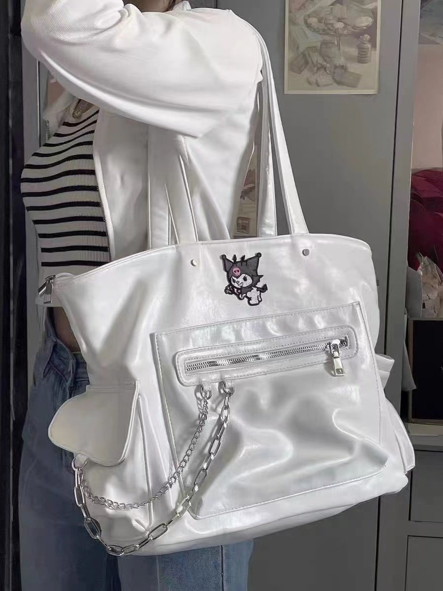 Textured Large-Capacity Shoulder Tote Bag for Women - Stylish 2025 Model Ideal for College Students and Daily Use Textured Large-Capacity Shoulder Tote Bag for Women - Stylish 2025 Model Ideal for College Students and Daily Use