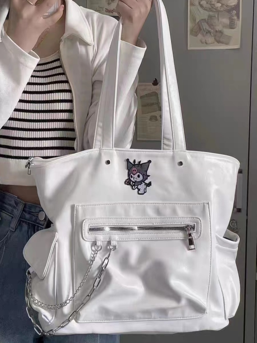 Textured Large-Capacity Shoulder Tote Bag for Women - Stylish 2025 Model Ideal for College Students and Daily Use Textured Large-Capacity Shoulder Tote Bag for Women - Stylish 2025 Model Ideal for College Students and Daily Use