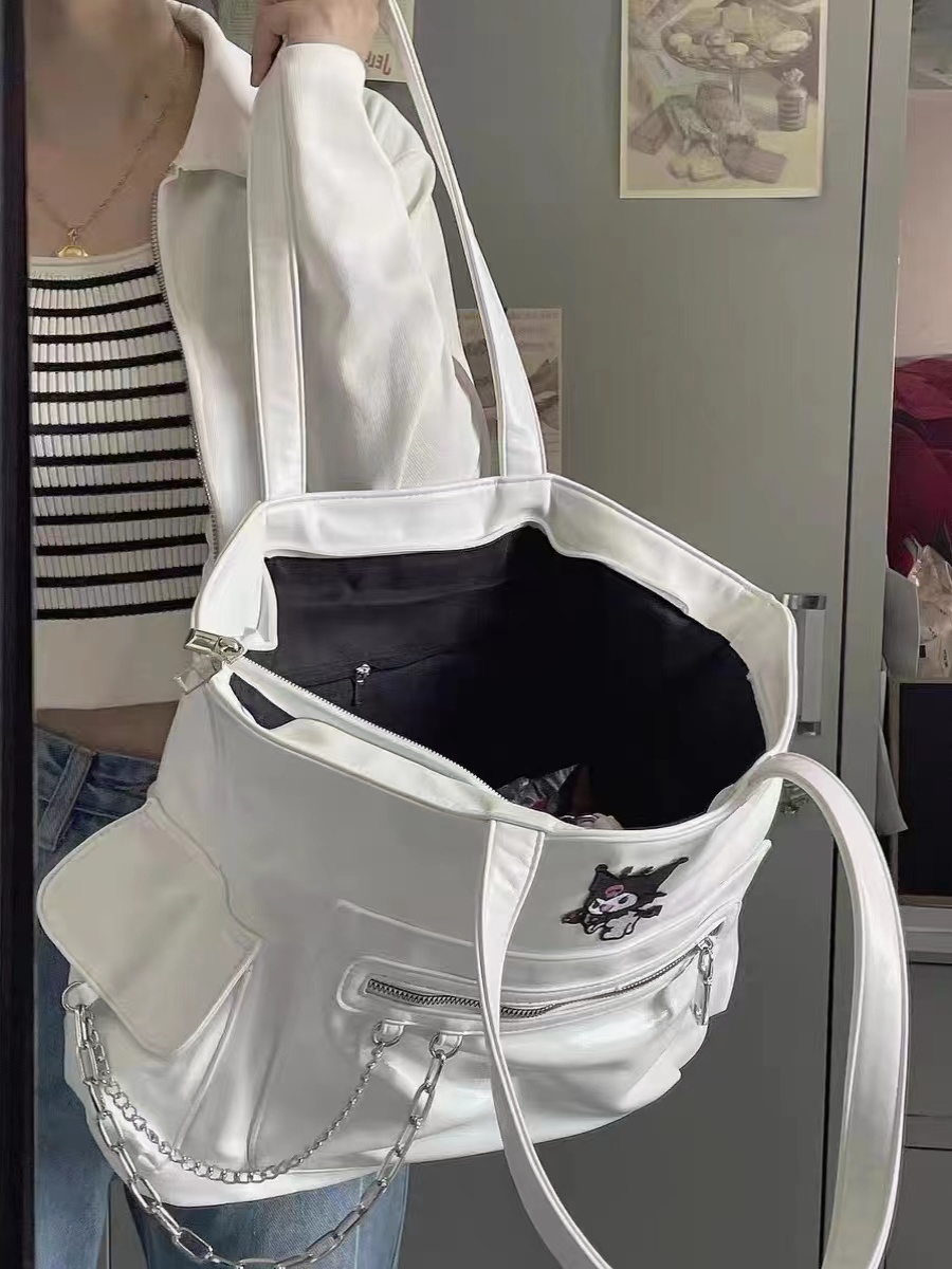 Textured Large-Capacity Shoulder Tote Bag for Women - Stylish 2025 Model Ideal for College Students and Daily Use Textured Large-Capacity Shoulder Tote Bag for Women - Stylish 2025 Model Ideal for College Students and Daily Use