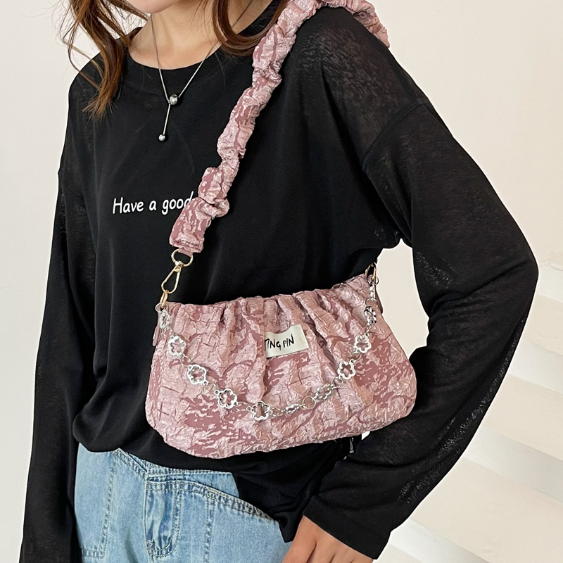 Textured Small Underarm Bag for Women - 2025 Summer Trendy Versatile Shoulder Crossbody Bag Textured Small Underarm Bag for Women - 2025 Summer Trendy Versatile Shoulder Crossbody Bag