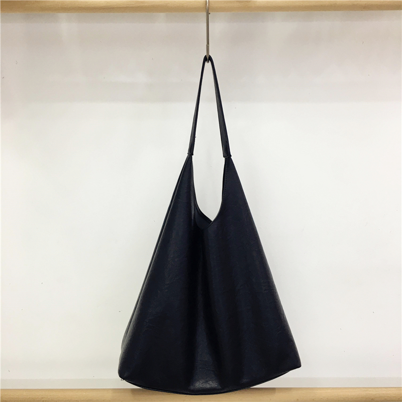 Textured Soft Leather Large Capacity Shoulder Tote Bag - 2023 Autumn/Winter Lazy Style Versatile Fashion Handbag Textured Soft Leather Large Capacity Shoulder Tote Bag - 2023 Autumn/Winter Lazy Style Versatile Fashion Handbag