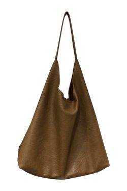 Textured Soft Leather Large Capacity Shoulder Tote Bag - 2023 Autumn/Winter Lazy Style Versatile Fashion Handbag