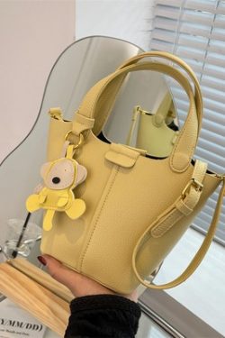 Textured Women's Handbag - Versatile Crossbody Bucket Bag for Spring/Summer 2025 Fashion