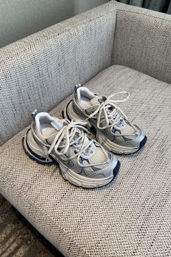 Thick-Soled Dad Shoes for Women - 2025 Spring Casual Outdoor Footwear, Versatile Height-Increasing Sports Sneakers