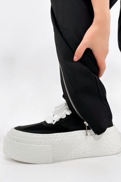 Thick-Soled Height-Increasing Canvas Shoes for Men - Trendy Breathable Mesh Platform Sneakers, Retro Sports Board Shoes