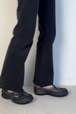 Thick-Soled Sheepskin Open-Toe Sandals for Women - Summer Casual Roman Flats, Versatile Sports Footwear