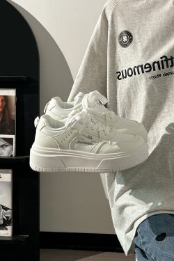 Thick-Soled White Mesh Shoes for Women - Summer 2025 New Style, Breathable, Height-Increasing, Versatile Big Toe Design