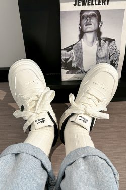 Thick-Soled White Sneakers for Women, 2025 Summer Style, Breathable Big Toe Design, Versatile Footwear for Female Students