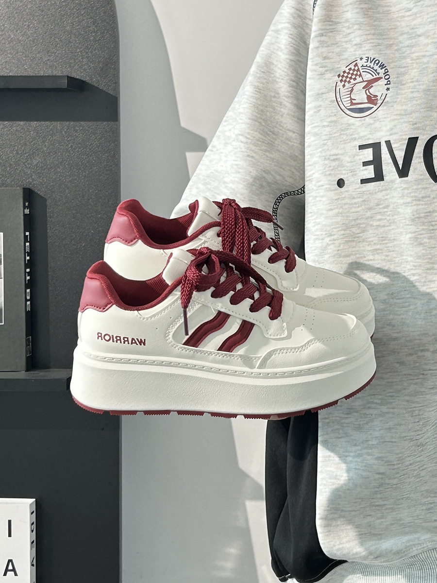 Thick-Soled White Sneakers for Women, 2025 Summer Style, Breathable Big Toe Design, Versatile Footwear for Female Students Thick-Soled White Sneakers for Women, 2025 Summer Style, Breathable Big Toe Design, Versatile Footwear for Female Students