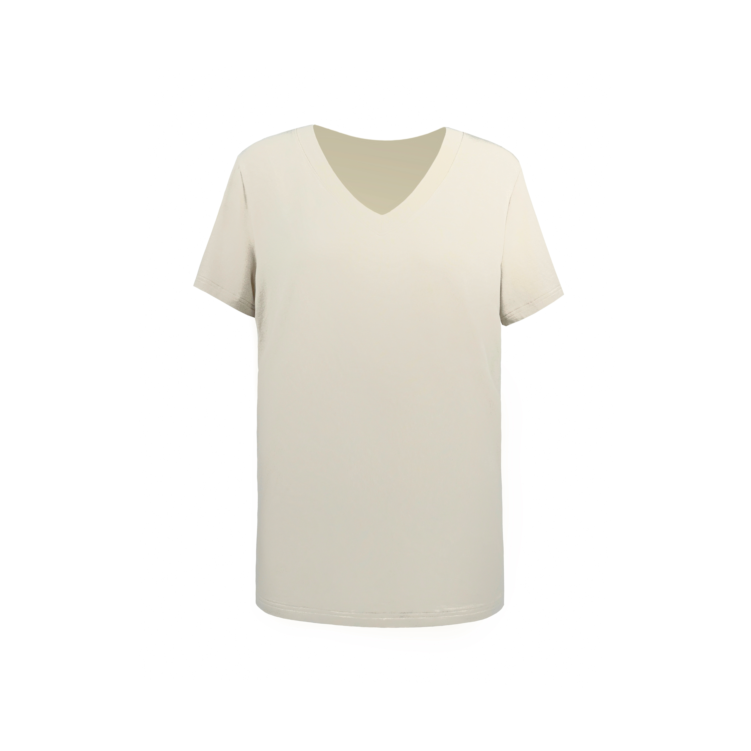 Three-Color V-Neck Loose T-Shirt - Dropped Shoulder, Cool Feel Stretch Top for Casual Style Three-Color V-Neck Loose T-Shirt - Dropped Shoulder, Cool Feel Stretch Top for Casual Style