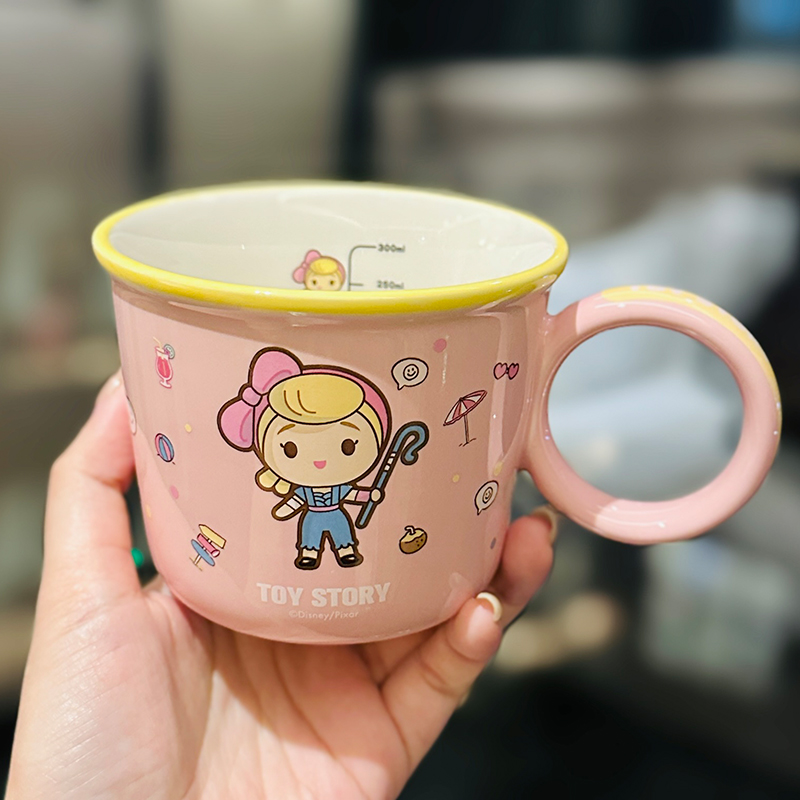 Toy Story Buzz Lightyear Ceramic Water Cup - Cute Kids' Mug for Milk, Oatmeal, Breakfast - Fun Cartoon Design Toy Story Buzz Lightyear Ceramic Water Cup - Cute Kids' Mug for Milk, Oatmeal, Breakfast - Fun Cartoon Design