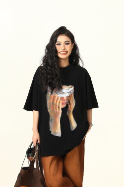 Trendy American Street Style Printed Short-Sleeve T-shirt for Men and Women - Hip-Hop Summer Unisex Fashion Top