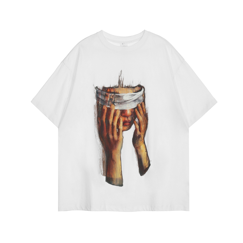 Trendy American Street Style Printed Short-Sleeve T-shirt for Men and Women - Hip-Hop Summer Unisex Fashion Top Trendy American Street Style Printed Short-Sleeve T-shirt for Men and Women - Hip-Hop Summer Unisex Fashion Top