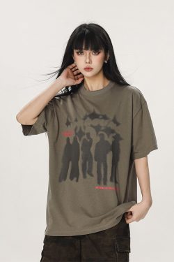 Trendy American Style Loose Short Sleeve T-Shirt for Men and Women - Summer Half Sleeve Design, Perfect for Casual Looks