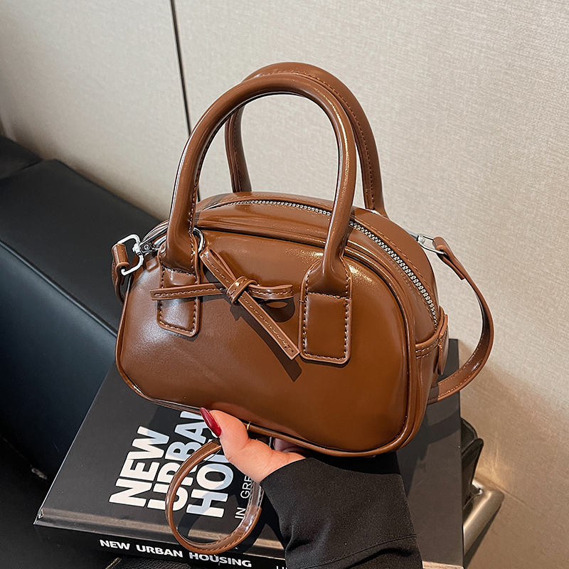 Trendy Bowknot Steamed Bun Handbag for Women - Versatile Small Tote & Shoulder Crossbody Bag for 2025 Fashion Trendy Bowknot Steamed Bun Handbag for Women - Versatile Small Tote & Shoulder Crossbody Bag for 2025 Fashion