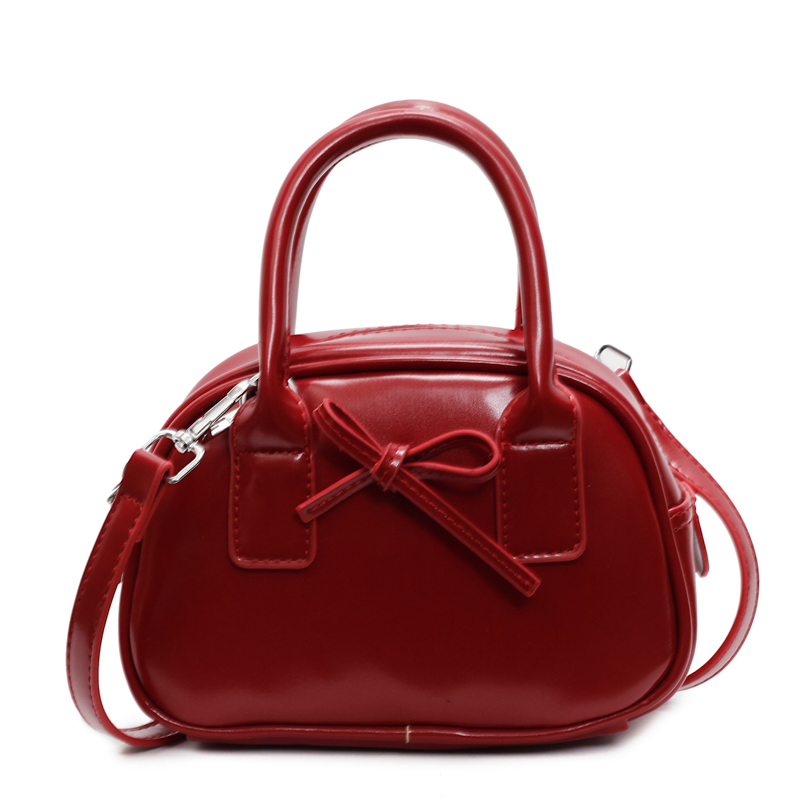 Trendy Bowknot Steamed Bun Handbag for Women - Versatile Small Tote & Shoulder Crossbody Bag for 2025 Fashion Trendy Bowknot Steamed Bun Handbag for Women - Versatile Small Tote & Shoulder Crossbody Bag for 2025 Fashion