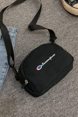 Trendy Canvas Crossbody Bag for Women - Versatile Small Bag for Spring Summer 2025 - Fresh Y2K Style