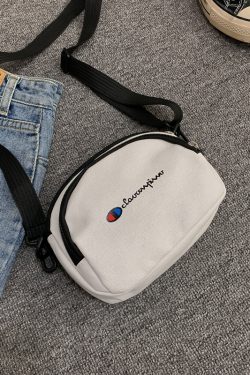 Trendy Canvas Crossbody Bag for Women - Versatile Small Bag for Spring Summer 2025 - Fresh Y2K Style