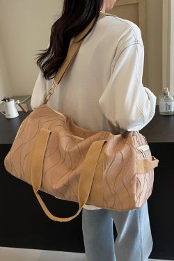 Trendy Casual Lightweight Summer Travel Handbag - Perfect for Short Trips & Fitness Activities