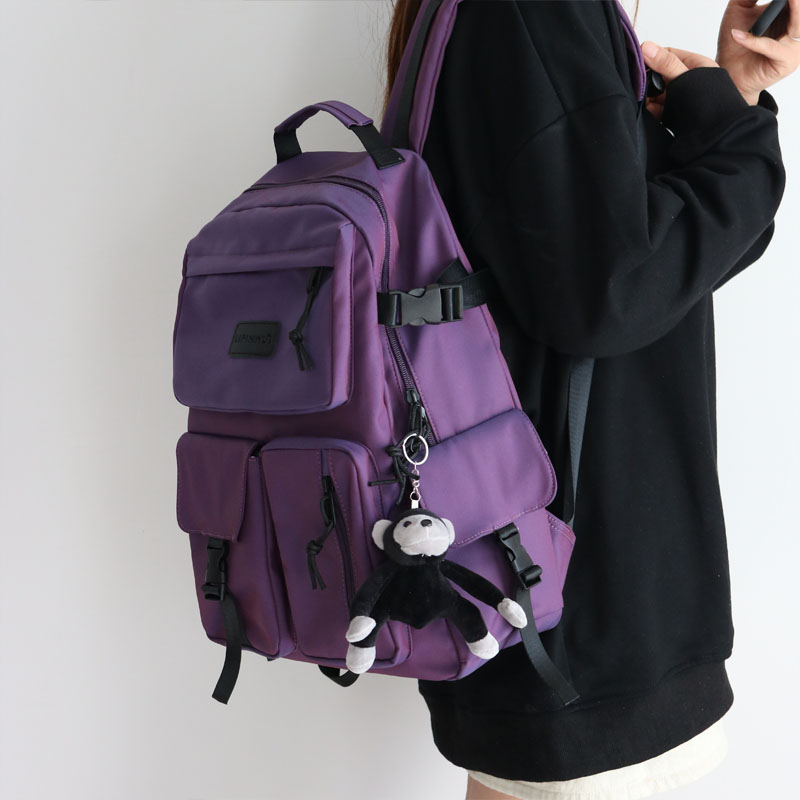 Trendy Colorful Backpack for Men and Women - Fashionable Double-Shoulder School Bag for Students, Perfect for Elementary and Middle School Trendy Colorful Backpack for Men and Women - Fashionable Double-Shoulder School Bag for Students, Perfect for Elementary and Middle School