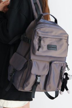 Trendy Colorful Backpack for Men and Women - Fashionable Double-Shoulder School Bag for Students, Perfect for Elementary and Middle School