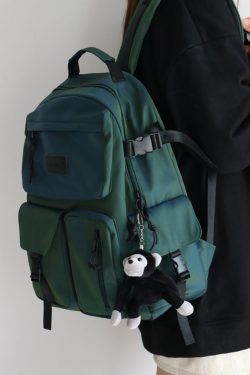 Trendy Colorful Backpack for Men and Women - Fashionable Double-Shoulder School Bag for Students, Perfect for Elementary and Middle School