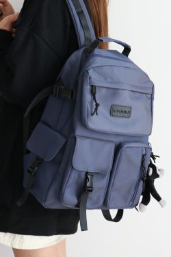 Trendy Colorful Backpack for Men and Women - Fashionable Double-Shoulder School Bag for Students, Perfect for Elementary and Middle School