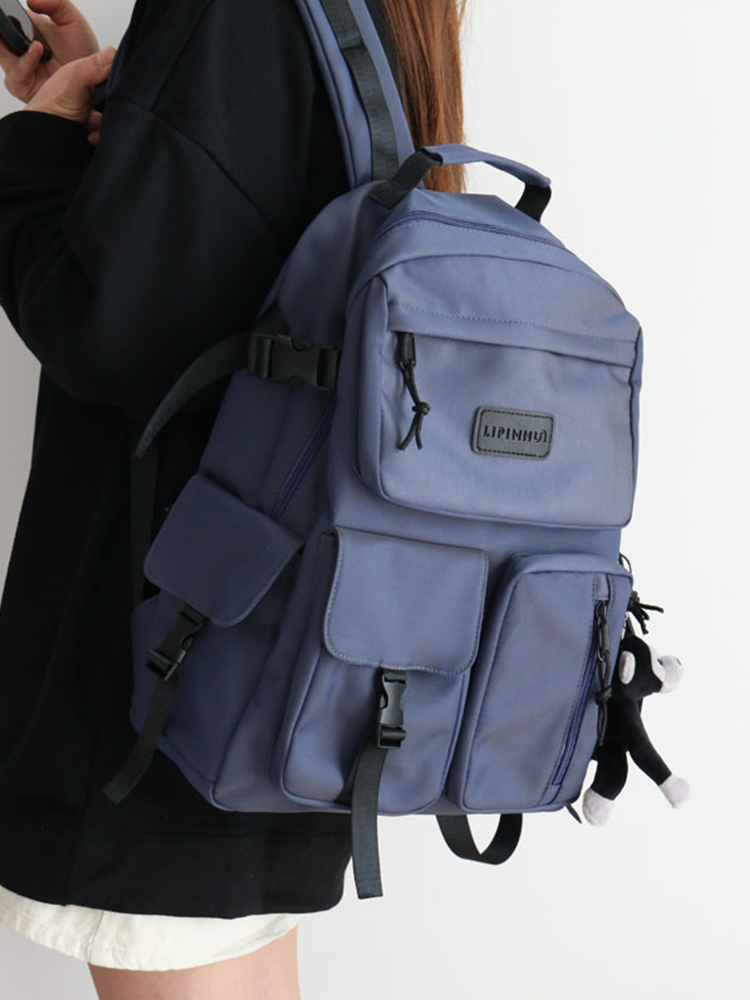 Trendy Colorful Backpack for Men and Women - Fashionable Double-Shoulder School Bag for Students, Perfect for Elementary and Middle School Trendy Colorful Backpack for Men and Women - Fashionable Double-Shoulder School Bag for Students, Perfect for Elementary and Middle School