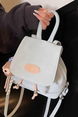 Trendy Dual-Use Small Backpack for Women - Stylish High-End Design with Contrasting Colors, Perfect for 2025 Fashion