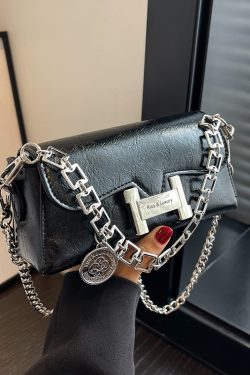 Trendy High-End Chain Small Square Shoulder Crossbody Bag for Women - 2025 Fashion Design, Chic Mini Bag