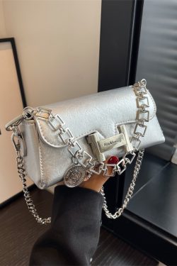 Trendy High-End Chain Small Square Shoulder Crossbody Bag for Women - 2025 Fashion Design, Chic Mini Bag