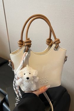Trendy High-End Small Shoulder Crossbody Bag for Women, 2025 Niche Design Letter Print Vegetable Basket Style