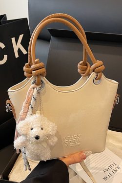 Trendy High-End Small Shoulder Crossbody Bag for Women, 2025 Niche Design Letter Print Vegetable Basket Style