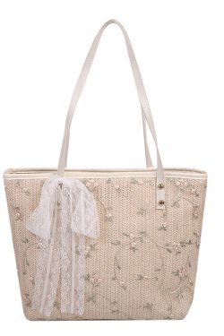 Trendy Large Capacity Women's Straw Beach Bag - Versatile Summer 2025 Shoulder Bag for Fashionable Outings