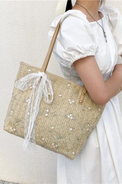 Trendy Large Capacity Women's Straw Beach Bag - Versatile Summer 2025 Shoulder Bag for Fashionable Outings