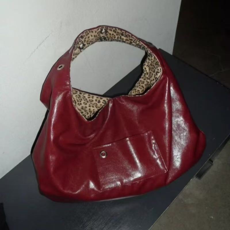 Trendy Leopard Print Large Capacity Tote Bag for Women, Soft Leather Underarm Commuter Shoulder Handbag, 2025 Fashion Essential Trendy Leopard Print Large Capacity Tote Bag for Women, Soft Leather Underarm Commuter Shoulder Handbag, 2025 Fashion Essential