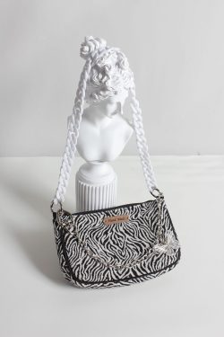 Trendy Leopard Print Zebra Pattern Crossbody Phone Bag for Women - Cute Underarm Bag for Spring and Summer 2022 Fashion