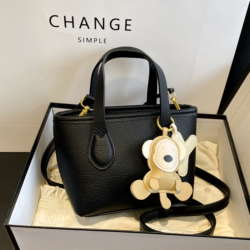 Trendy Lychee Pattern Handheld Bucket Bag 2025 - Versatile Small Crossbody Shoulder Bag for Women Trendy Lychee Pattern Handheld Bucket Bag 2025 - Versatile Small Crossbody Shoulder Bag for Women