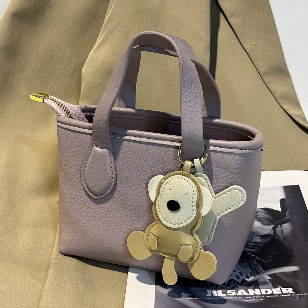 Trendy Lychee Pattern Handheld Bucket Bag 2025 - Versatile Small Crossbody Shoulder Bag for Women Trendy Lychee Pattern Handheld Bucket Bag 2025 - Versatile Small Crossbody Shoulder Bag for Women