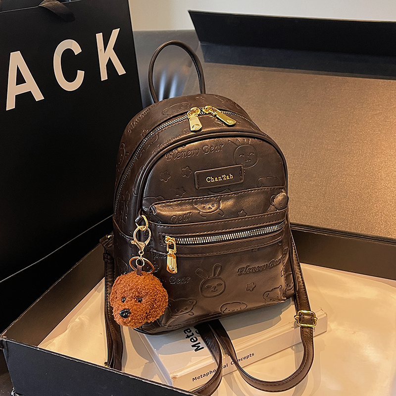 Trendy Mini Backpack for Women - High-End Graffiti Double Shoulder Bag, Stylish Pressure Change Design, 2025 New Model Trendy Mini Backpack for Women - High-End Graffiti Double Shoulder Bag, Stylish Pressure Change Design, 2025 New Model