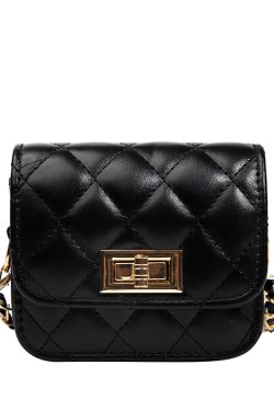 Trendy Mini Chain Crossbody Bag for Women - Versatile Small Square Shoulder Bag for Summer 2025 Fashion