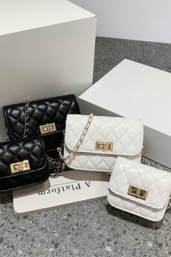 Trendy Mini Chain Crossbody Bag for Women - Versatile Small Square Shoulder Bag for Summer 2025 Fashion