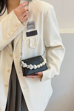 Trendy Mini Pearl Chain Crossbody Bag for Women - Stylish Versatile 2025 Summer Shoulder Small Square Bag