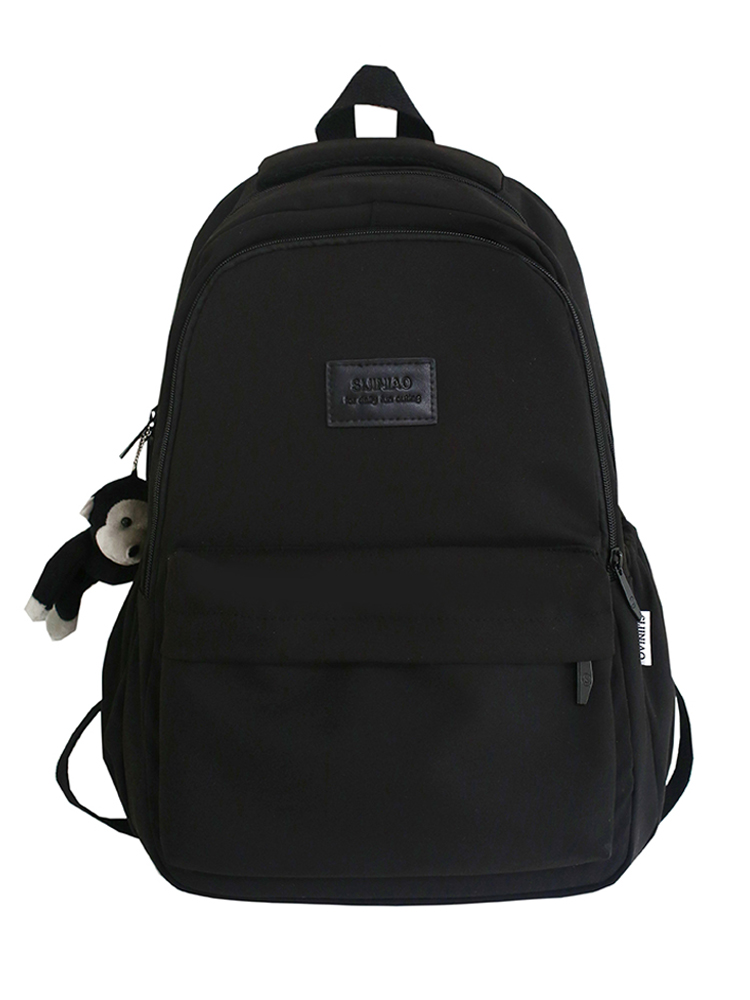 Trendy Minimalist Women's Backpack for School - Mid-High Capacity, Dirt-Resistant, Double Shoulder Design Trendy Minimalist Women's Backpack for School - Mid-High Capacity, Dirt-Resistant, Double Shoulder Design