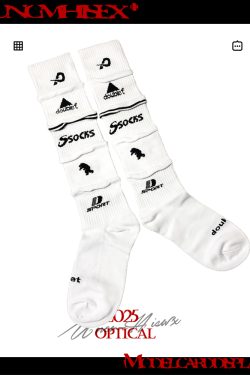 Trendy Multi-Layered Letter Print Long Knee-High Sports Socks for Men and Women - Skateboard & Football Style