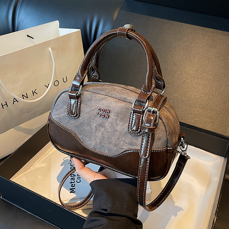 Trendy Patchwork Design Handheld Pillow Bag for Women - Retro Small Handbag, 2025 Fashion Crossbody Style Trendy Patchwork Design Handheld Pillow Bag for Women - Retro Small Handbag, 2025 Fashion Crossbody Style