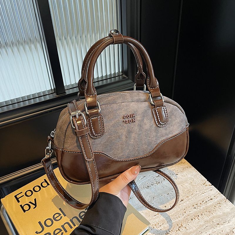 Trendy Patchwork Design Handheld Pillow Bag for Women - Retro Small Handbag, 2025 Fashion Crossbody Style Trendy Patchwork Design Handheld Pillow Bag for Women - Retro Small Handbag, 2025 Fashion Crossbody Style