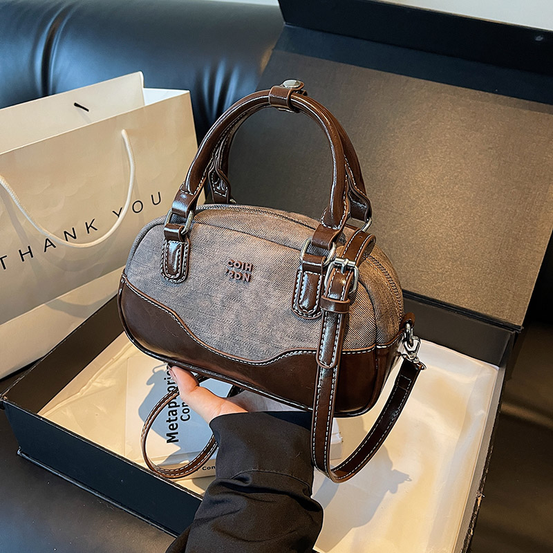 Trendy Patchwork Design Handheld Pillow Bag for Women - Retro Small Handbag, 2025 Fashion Crossbody Style Trendy Patchwork Design Handheld Pillow Bag for Women - Retro Small Handbag, 2025 Fashion Crossbody Style